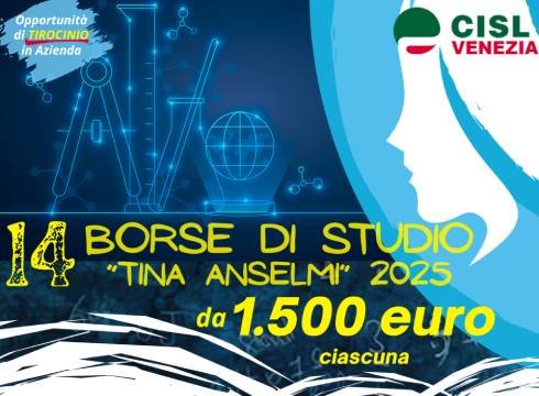 CISL VENEZIA - BANDO PER BORSE DI STUDIO STEM 2025