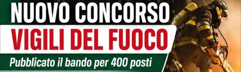 CONCORSO VIGILI DEL FUOCO